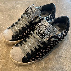 NWOT P448 Animal Print Low Top Sneakers Size 7